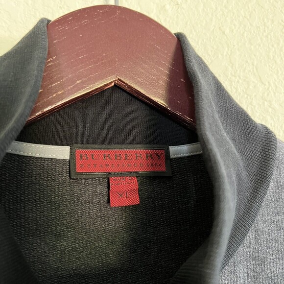 Burberry London Mens Track Jacket Size XL - Picture 3 of 8